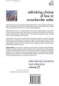 Rethinking Choice of Law in Cross-Border Sales